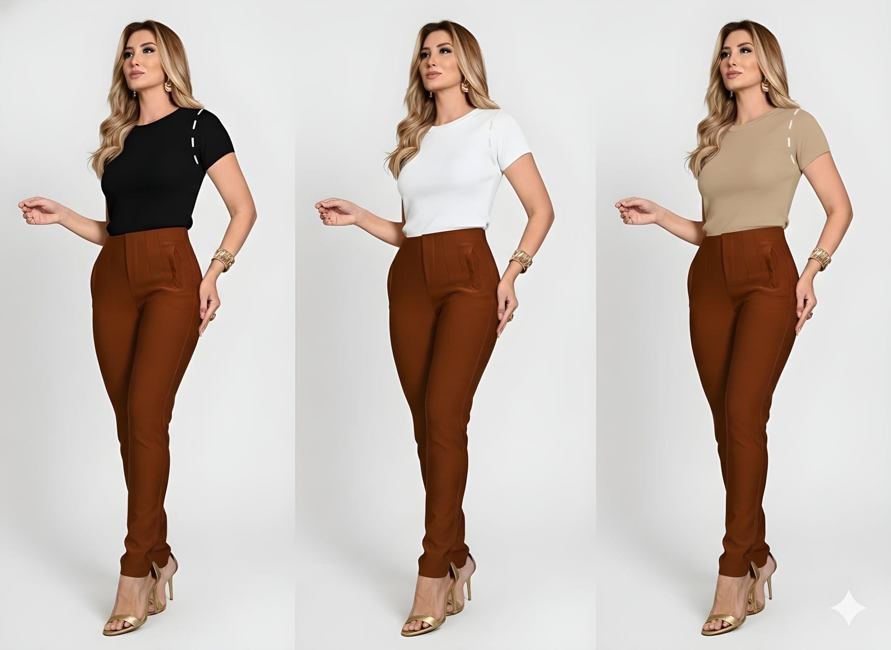 Calça Montaria Modelo Zara